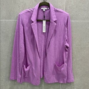 NWT - Chico's Lavender Skies Blazer